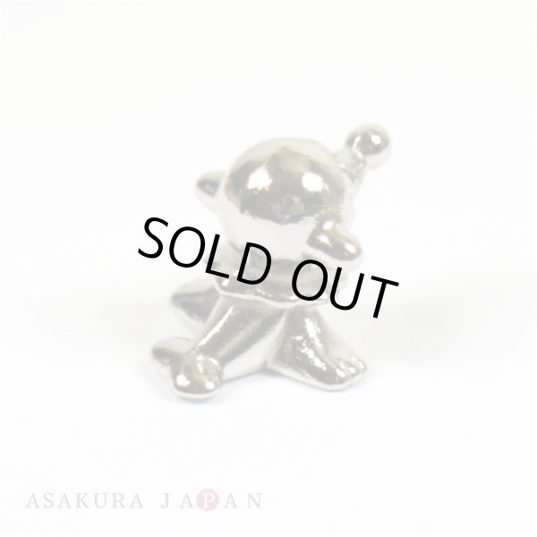 Photo2: Pokemon 2016 Metal Collection Sun & Moon Popplio Figure (Silver Version) (2)