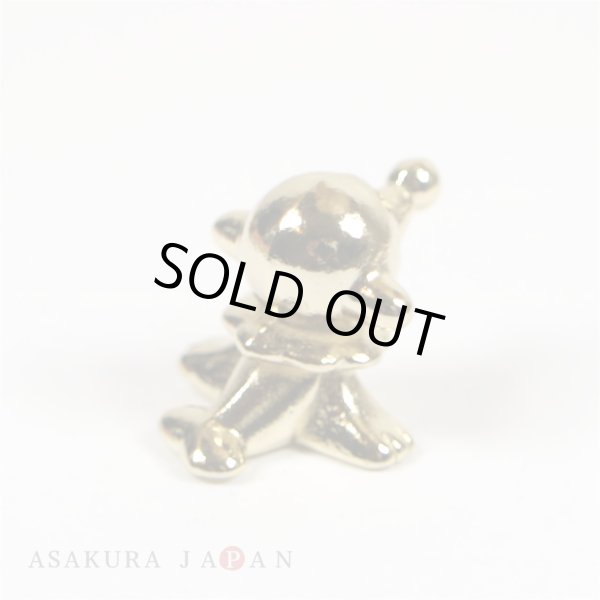 Photo2: Pokemon 2016 Metal Collection Sun & Moon Popplio Figure (Gold Version) (2)