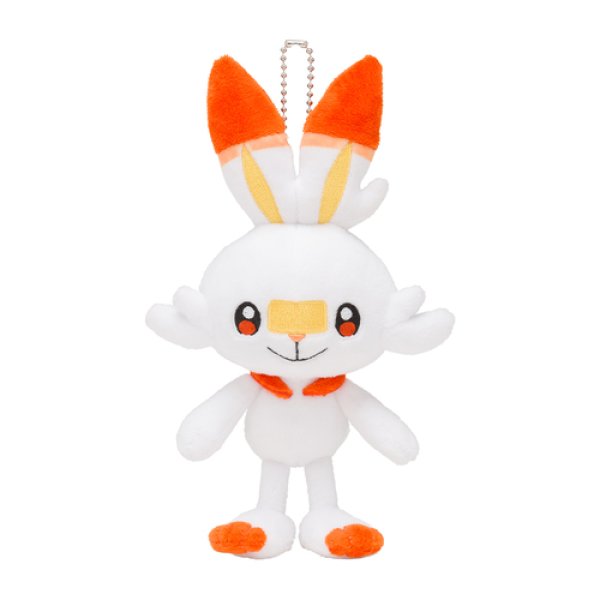 Photo1: Pokemon Center 2019 Plush Mascot Key Chain Scorbunny (1)