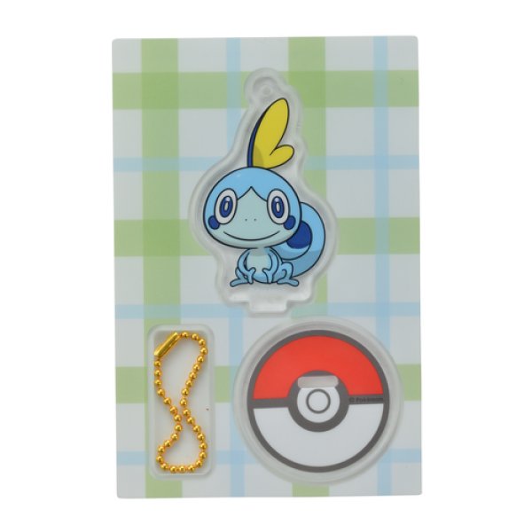 Photo1: Pokemon Center 2019 Acrylic Stand Key Chain Sobble (1)