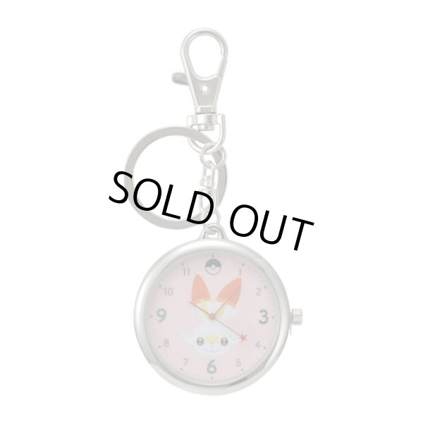 Photo1: Pokemon Center 2019 Key Chain Watch Scorbunny (1)