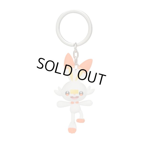 Photo1: Pokemon Center 2019 Figure Mascot Key Chain Scorbunny (1)