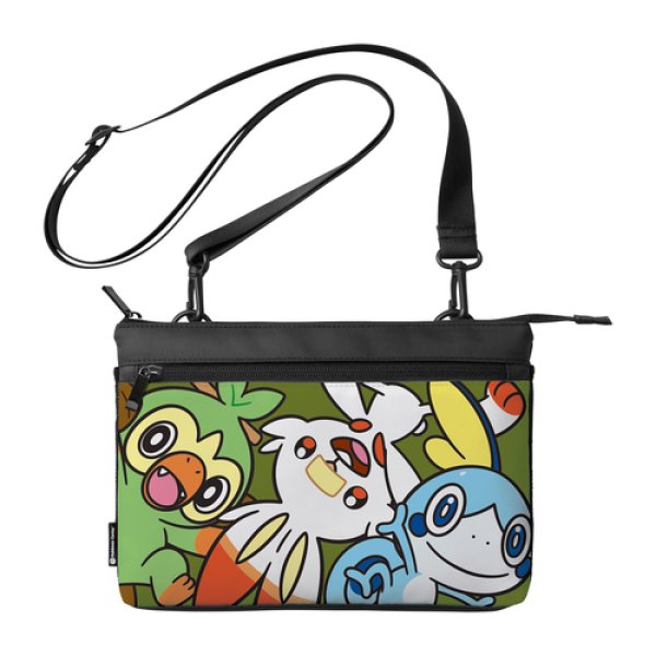 Photo1: Pokemon Center 2019 Nintendo Switch Lite Sacoche Grookey Scorbunny Sobble Pouch Bag (1)