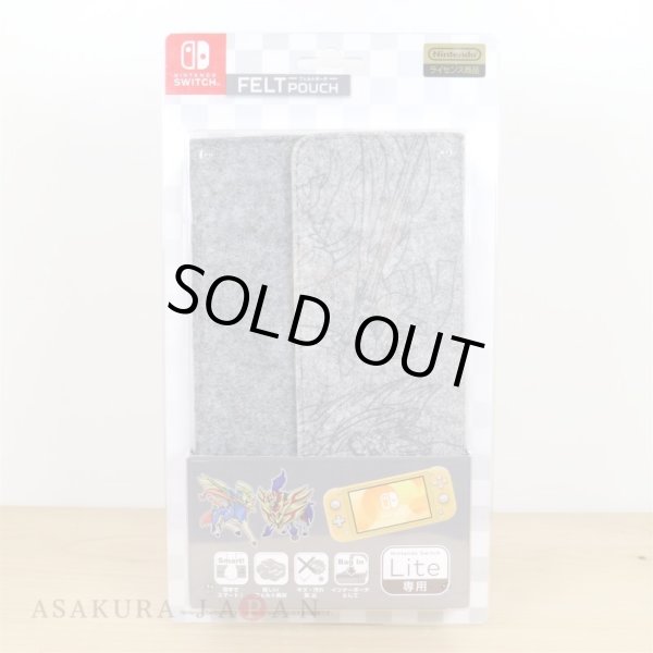 Photo3: Pokemon Center 2019 Nintendo Switch Lite Felt pouch Zacian & Zamazenta (3)