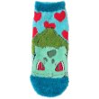 Photo1: Pokemon Fluffy MOKOMOKO Warm Socks for Women Bulbasaur Heart 23 - 25 cm 1 Pair (1)