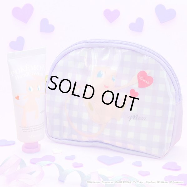 Photo2: Pokemon 2019 Hand cream & Pouch case SET Mew (2)