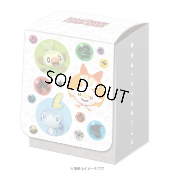 Photo1: Pokemon Center Original Card Game Flip deck case Grookey Scorbunny Sobble (1)