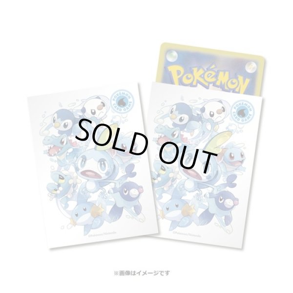 Photo1: Pokemon Center Original Center Card Game Sleeve Type Fighters Water 64 sleeves (1)