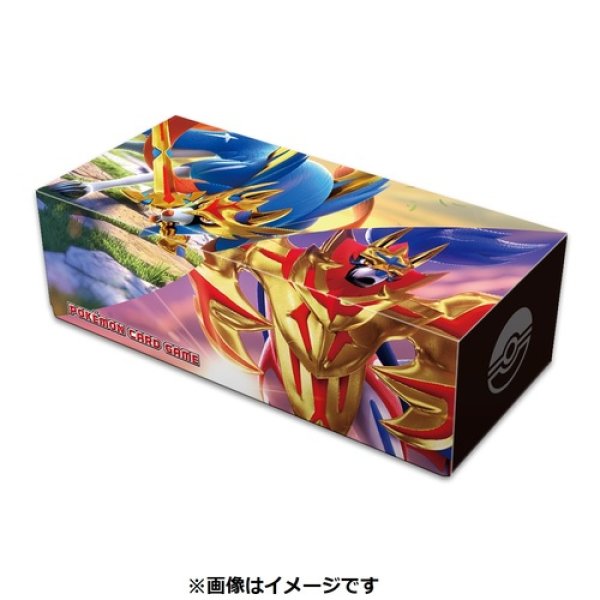 Pokemon Center Original Card Game Sleeve Shiny Zacian Shiny Zamazenta 64  sleeves