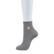 Photo3: Pokemon Center 2019 Socks for Women 23 - 25 cm 1 Pair Middle socks Scorbunny Gray (3)