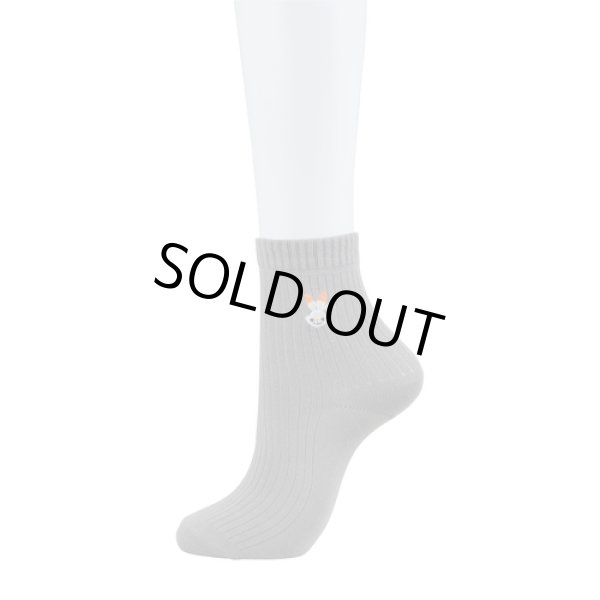Photo3: Pokemon Center 2019 Socks for Women 23 - 25 cm 1 Pair Middle socks Scorbunny Gray (3)