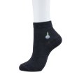 Photo3: Pokemon Center 2019 Socks for Women 23 - 25 cm 1 Pair Short socks Sobble Charcoal Gray (3)