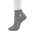Photo3: Pokemon Center 2019 Socks for Women 23 - 25 cm 1 Pair Short socks Scorbunny Gray (3)