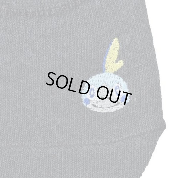 Photo2: Pokemon Center 2019 Socks for Women 23 - 25 cm 1 Pair Cover socks Sobble Charcoal Gray (2)