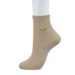 Photo3: Pokemon Center 2019 Socks for Women 23 - 25 cm 1 Pair Middle socks Grookey Beige (3)