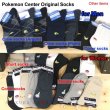 Photo6: Pokemon Center 2019 Socks for Men 25 - 27 cm 1 Pair Cover socks Pikachu Black (6)