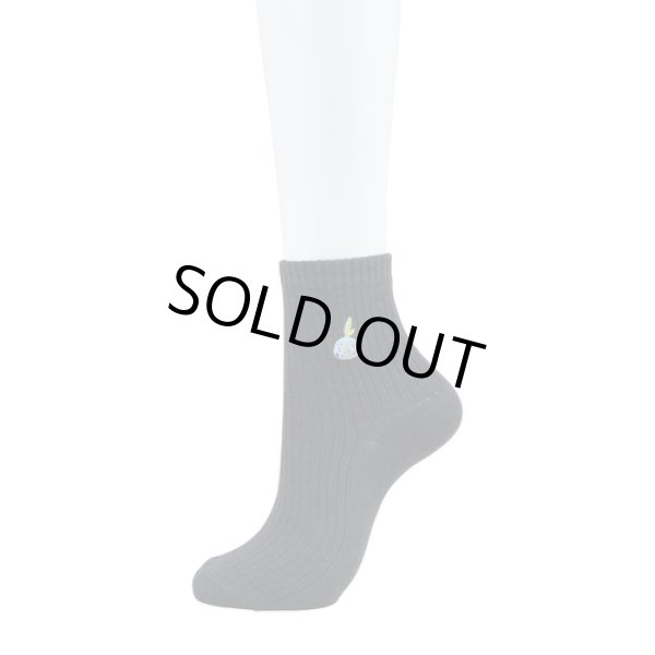 Photo3: Pokemon Center 2019 Socks for Women 23 - 25 cm 1 Pair Middle socks Sobble Charcoal Gray (3)