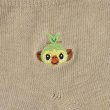 Photo2: Pokemon Center 2019 Socks for Women 23 - 25 cm 1 Pair Short socks Grookey Beige (2)