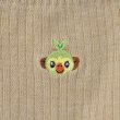 Photo2: Pokemon Center 2019 Socks for Women 23 - 25 cm 1 Pair Middle socks Grookey Beige (2)