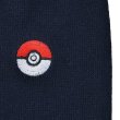 Photo2: Pokemon Center 2019 Socks for Men 25 - 27 cm 1 Pair Crew socks Plain Poke Ball Navy (2)