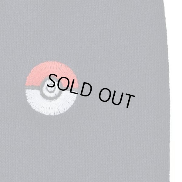 Photo2: Pokemon Center 2019 Socks for Men 25 - 27 cm 1 Pair Crew socks Plain Poke Ball Navy (2)