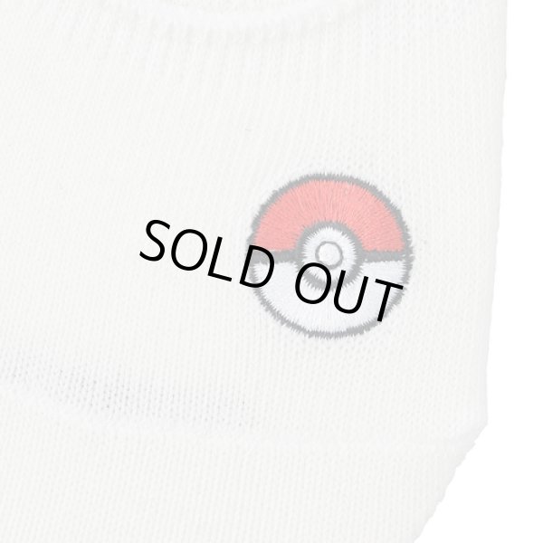 Photo2: Pokemon Center 2019 Socks for Women 23 - 25 cm 1 Pair Cover socks Poke Ball White (2)