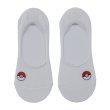 Photo1: Pokemon Center 2019 Socks for Women 23 - 25 cm 1 Pair Cover socks Poke Ball White (1)