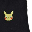 Photo2: Pokemon Center 2019 Socks for Women 23 - 25 cm 1 Pair Short socks Pikachu Black (2)