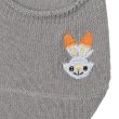 Photo2: Pokemon Center 2019 Socks for Women 23 - 25 cm 1 Pair Cover socks Scorbunny Gray (2)
