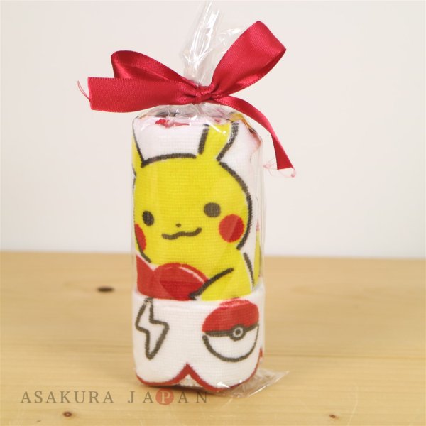 Photo3: Pokemon Center 2019 Poka Poka Pikachu Hand towel Handkerchief A (3)