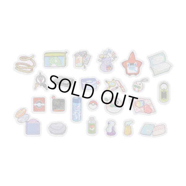 Photo2: Pokemon Center 2019 Contents of Trainer’s bag Assorted Mini Sticker set RD ver. (2)