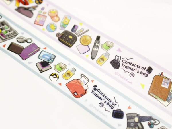 Photo2: Pokemon Center 2019 Contents of Trainer’s bag Sticky Paper Masking Tape GR PL ver. (2)