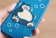 Photo3: Pokemon Center 2019 Snorlax's yawn Embroidery iPhone Xs/X Soft jacket (3)