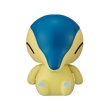 Photo1: Pokemon 2020 BANDAI Colle chara ! vol.2 #4 Cyndaquil Mini Figure with name pedestal (1)