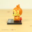 Photo3: Pokemon 2020 BANDAI Colle chara ! vol.2 #6 Chimchar Mini Figure with name pedestal (3)