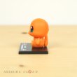 Photo3: Pokemon 2020 BANDAI Colle chara ! vol.2 #2 Charmander Mini Figure with name pedestal (3)