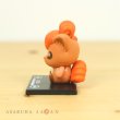 Photo3: Pokemon 2020 BANDAI Colle chara ! vol.2 #3 Vulpix Mini Figure with name pedestal (3)