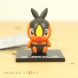 Photo2: Pokemon 2020 BANDAI Colle chara ! vol.2 #5 Tepig Mini Figure with name pedestal (2)