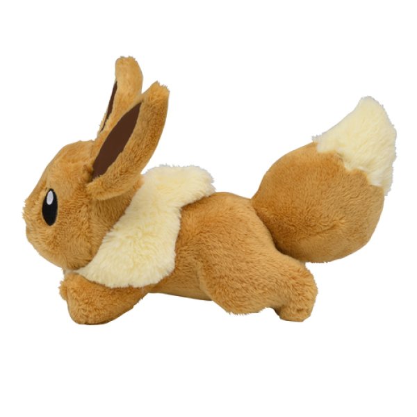 Photo1: Pokemon Center 2019 Plush doll Eevee Running ver. 2 (1)