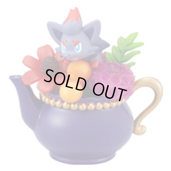 Photo1: Pokemon 2019 Floral Cup Collection 2 #6 Zorua Mini Figure (1)