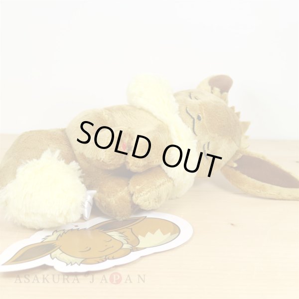Photo2: Pokemon Center 2019 Plush doll Eevee Sleeping ver. 2 (2)