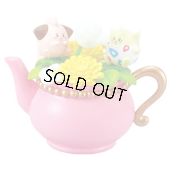 Photo1: Pokemon 2019 Floral Cup Collection 2 #2 Cleffa Togepi Mini Figure (1)
