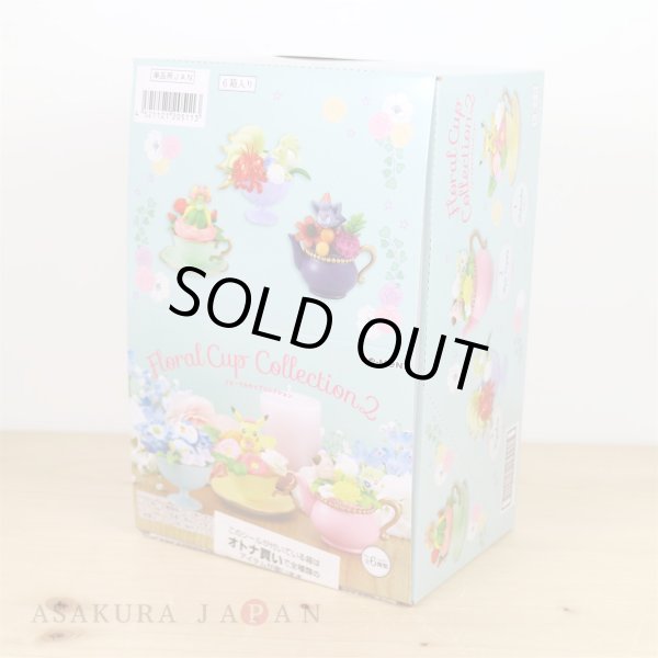 Photo1: Pokemon 2019 Floral Cup Collection vel.2 Complete set of 6 Mini Figure (1)