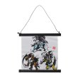 Photo1: Pokemon Center 2020 Sumi-e Retsuden vol.2 Hanging scroll Raikou Entei Suicune KAKEJIKU (1)