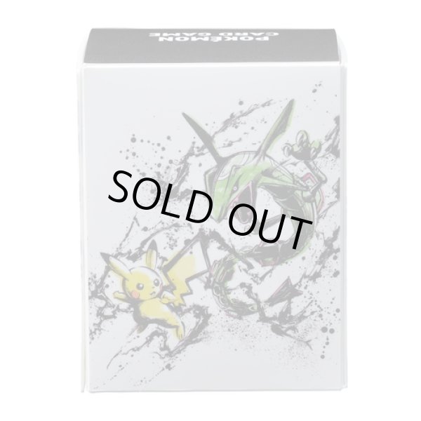 Photo4: Pokemon Center Original Card Game Flip deck case Sumi-e Retsuden vol.2 Pikachu Rayquaza (4)