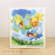 Photo1: Pokemon 2019 BANDAI Shikishi Art picture 3 No.1 Treecko & Torchic & Mudkip (1)