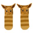 Photo1: Pokemon Center 2019 Plush Socks for Women 23 - 25 cm 1 Pair Eevee (1)