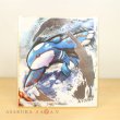 Photo1: Pokemon 2019 BANDAI Shikishi Art picture 3 No.15 Kyogre Silver tooling ver. (1)