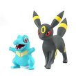 Photo2: BANDAI POKEMON SCALE WORLD Johto edition "Totodile & Umbreon" 1/20 Figure (2)