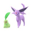 Photo2: BANDAI POKEMON SCALE WORLD Johto edition "Chikorita & Espeon" 1/20 Figure (2)